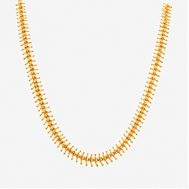 NUGOLD Designer Tassel Link Chain For Women