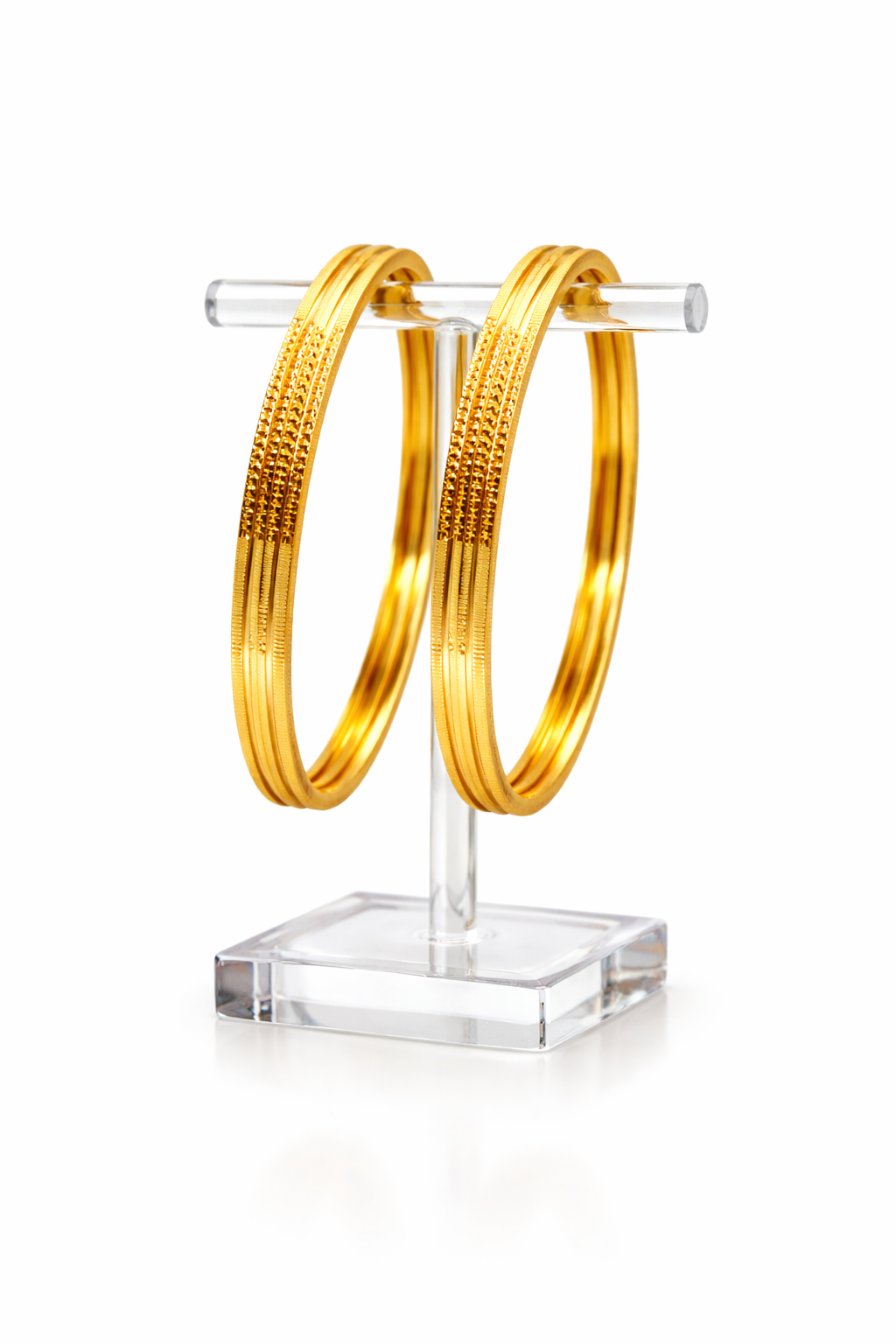 NuGold Designer Gold Bangles For Women