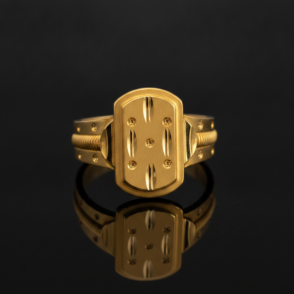 Imperial Shield Crest Designer Ring