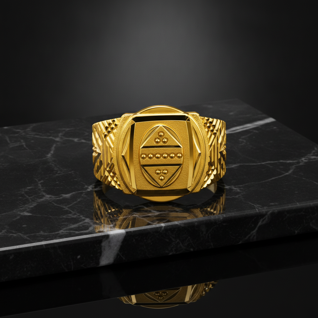 Imperial Heritage Engraved Crest Ring