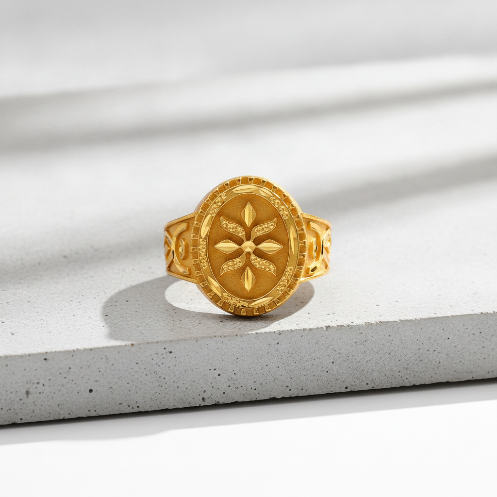 Imperial Bloom Crest Statement Ring