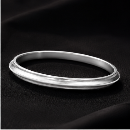 Classic 925 Sterling Silver Sleek Kada for Men & Women