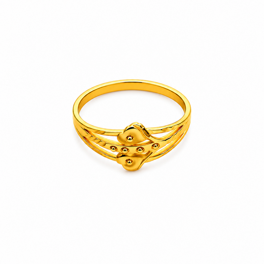 Love Knot Double Heart Ring For Women