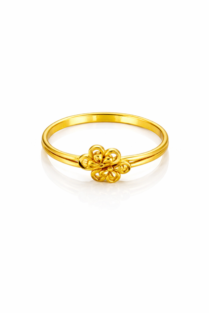 NUGOLD Designer Women’s Ring with Cute Flower Design