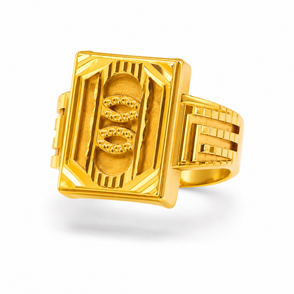 Regal Twin Orbit Geometric Statement Ring for Men