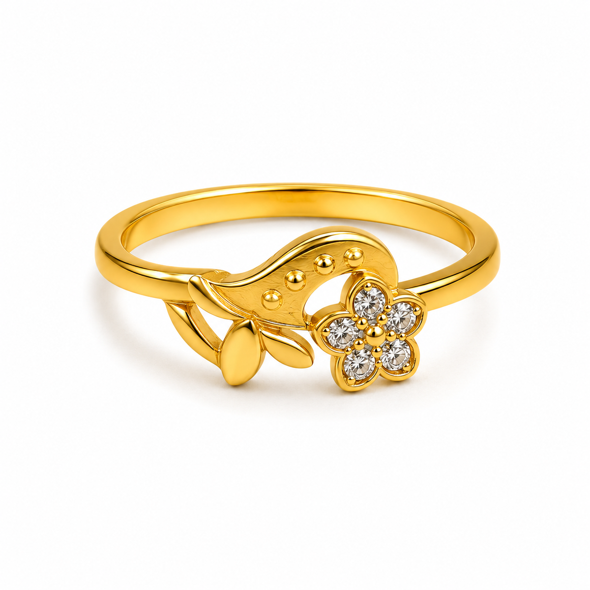 Royal Blossom Vine Grace Statement Ring