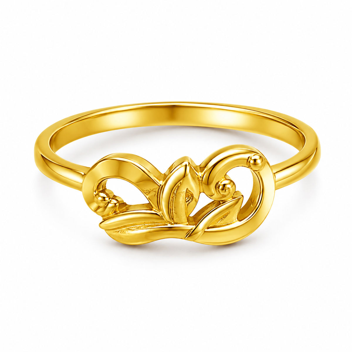 Royal Swan Harmony Embrace Statement Ring for Women