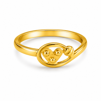 Eternal Heart Orbit Designer Statement Ring
