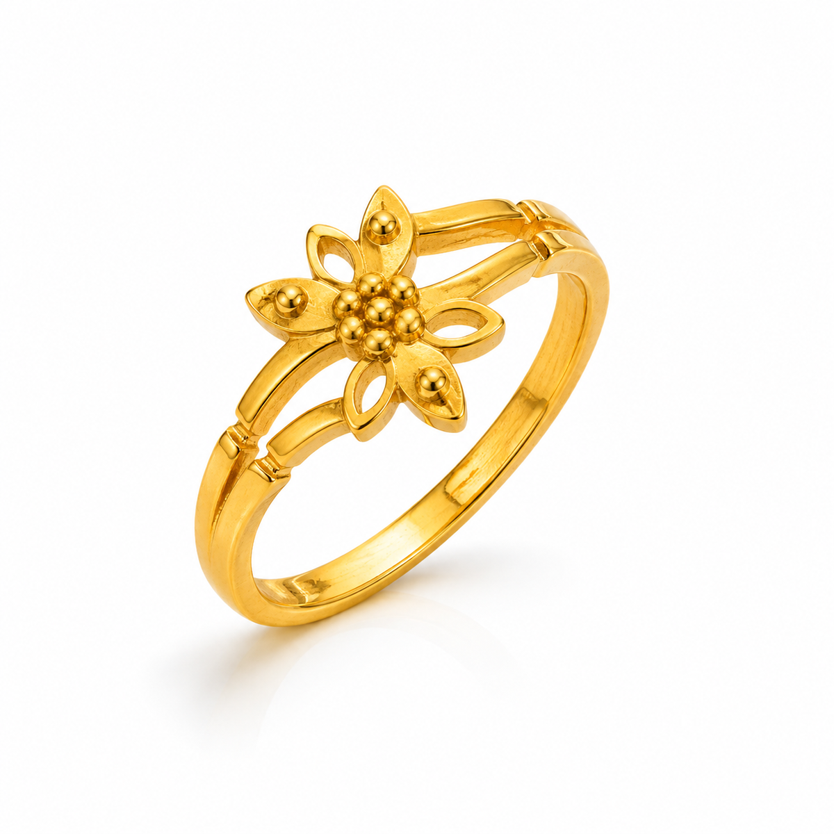 Regal Starbloom Petal Embrace Ring for Women