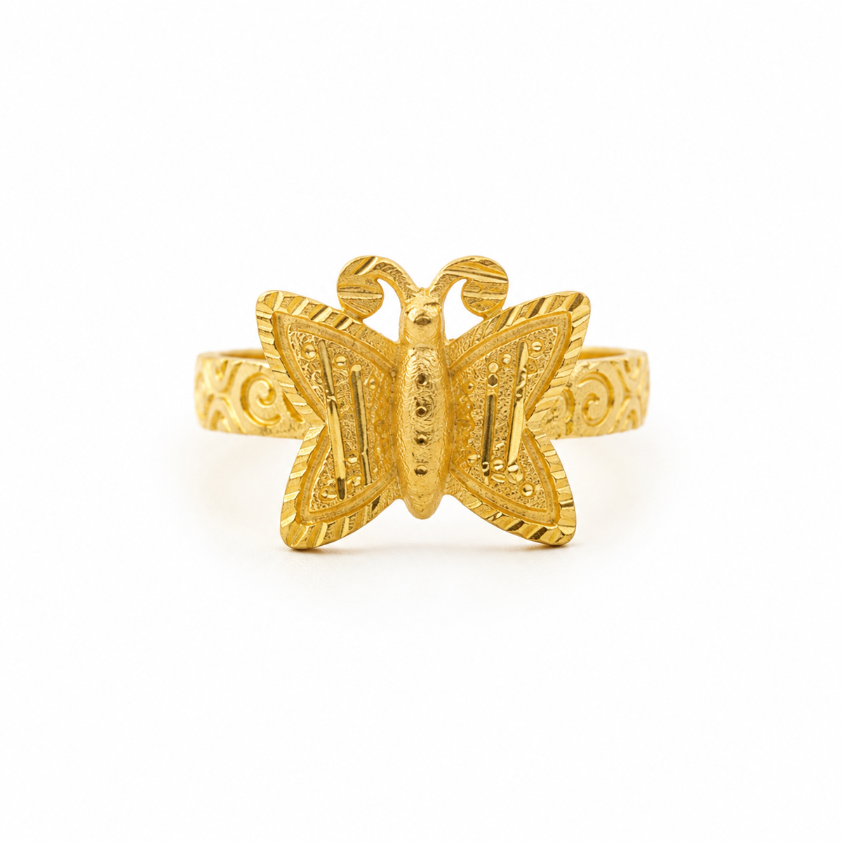 Imperial Butterfly Crest Ring