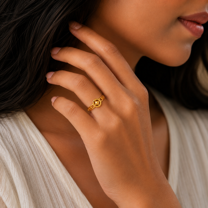 Cosmic Wheel Designer Ring