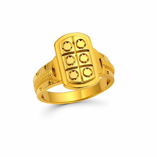 Royal Six Dot Crest Designer Ring