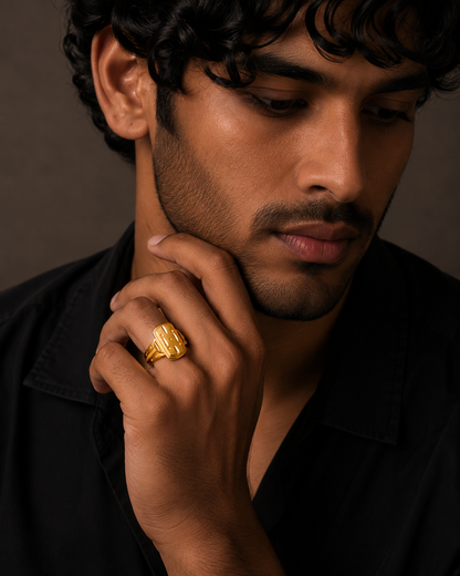 Imperial Shield Crest Designer Ring