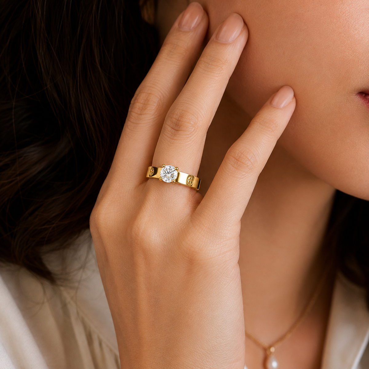 Royal Solitaire Crest Designer Ring