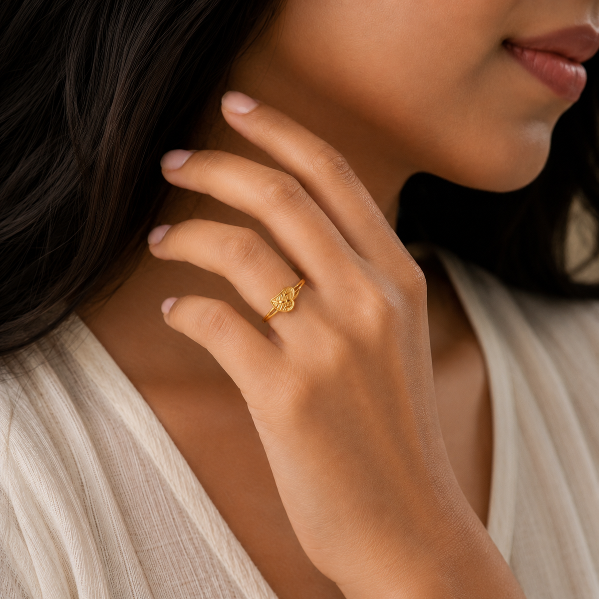 Regal Basket Weave Designer Ring