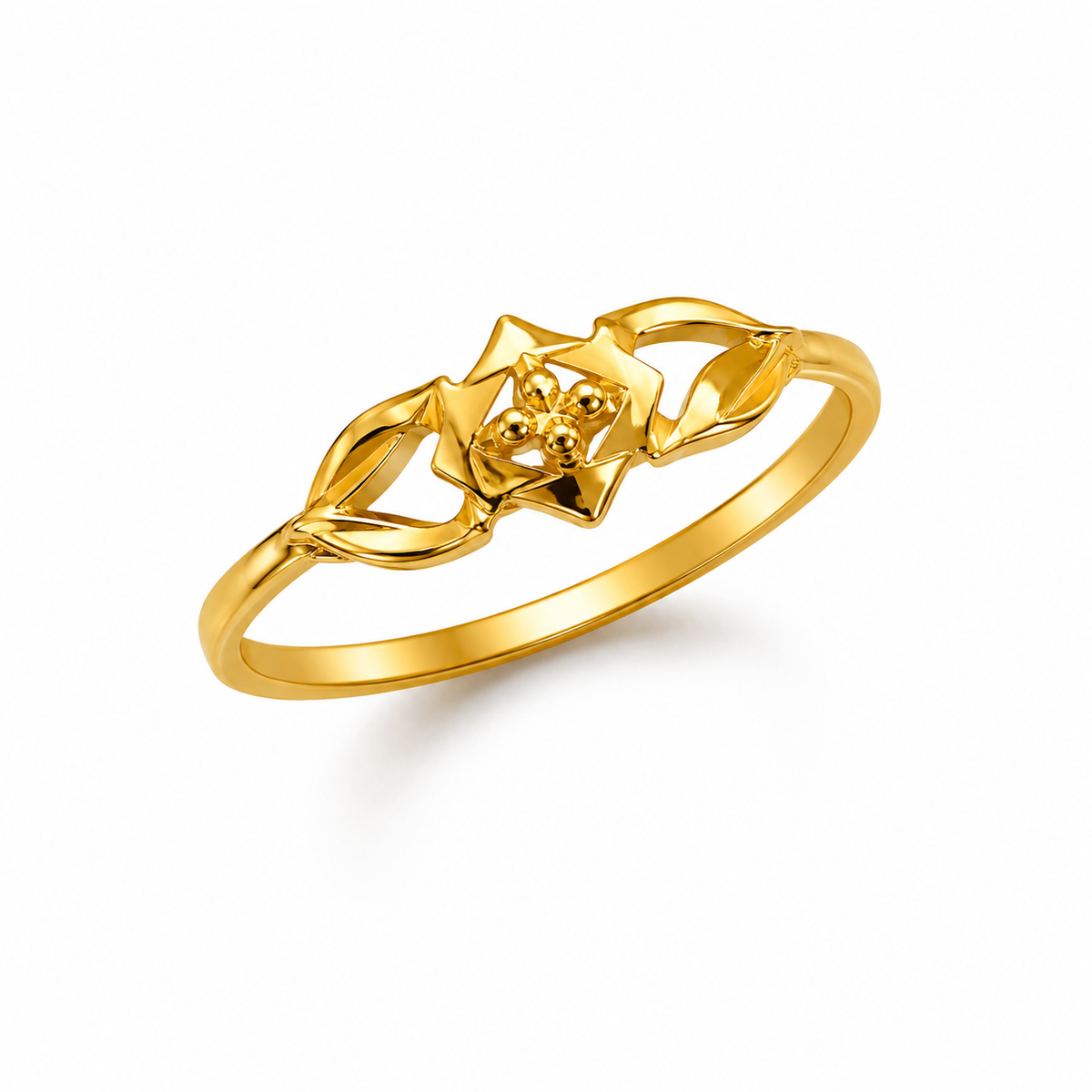 Celestial Star Blossom Designer Ring