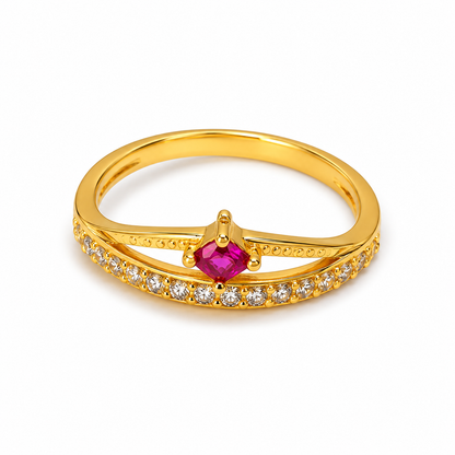Imperial Ruby Brilliance Eternity Ring
