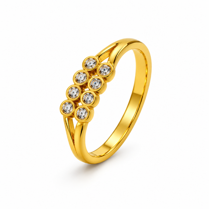 Celestial Curve Pavé Ring