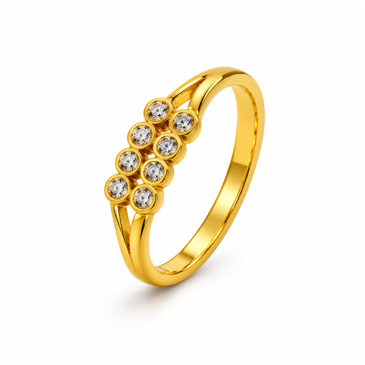Celestial Curve Pavé Ring