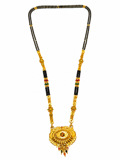 Traditional Black Bead Mangalsutra for Women