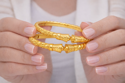 NuGold Trendy Openable Kada For Women
