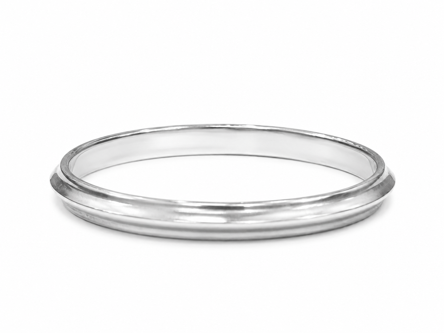 Classic 925 Sterling Silver Sleek Kada for Men & Women