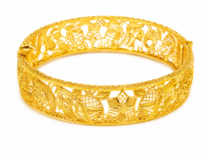 Royal Heritage Filigree Traditional Kada Bracelet for Women