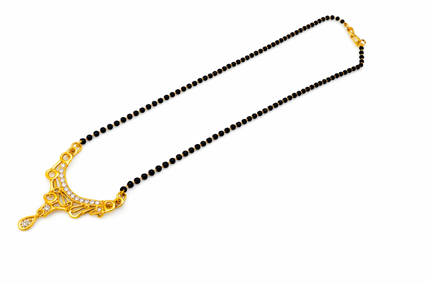 NuGold Mangalsutra With Stone Pendant