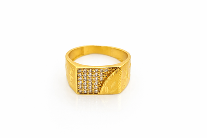 NuGold Royal Heritage Pavé Ring