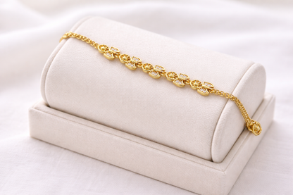 NuGold Designer Gold Bracelet for Women