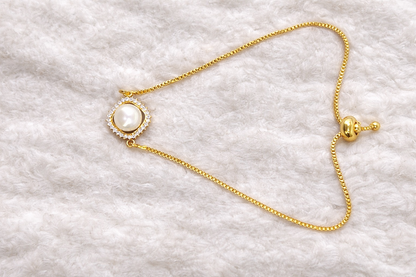 NuGold Gold Chain Bracelet for Women