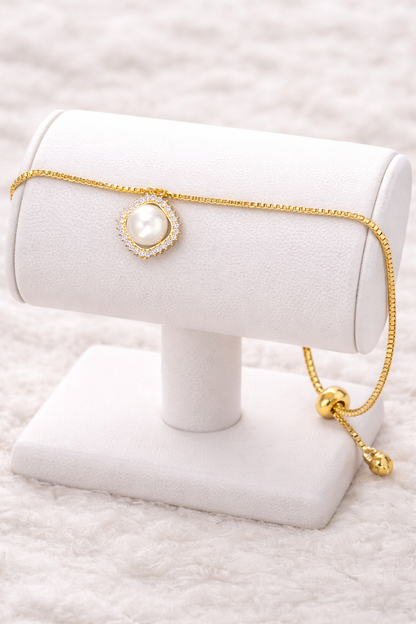 NuGold Gold Chain Bracelet for Women