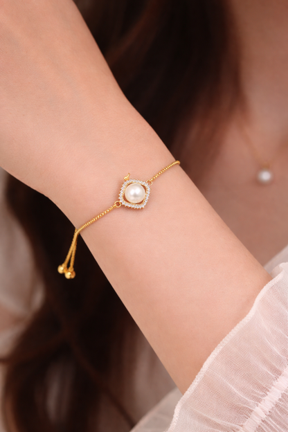 NuGold Gold Chain Bracelet for Women