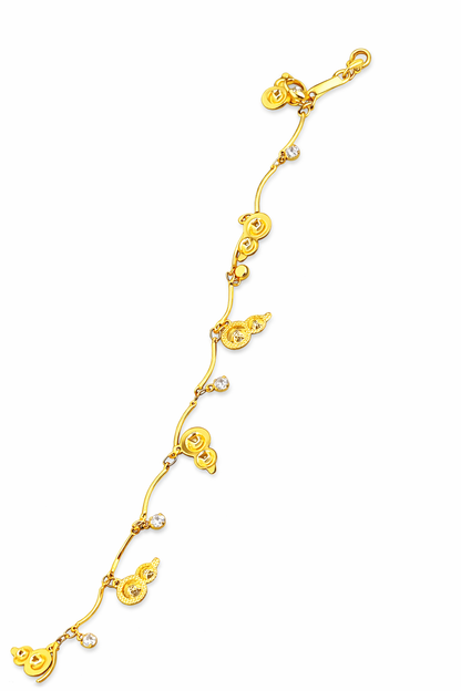 NuGold Gold Plated Designer Bracelet for Women