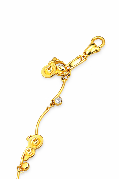 NuGold Gold Plated Designer Bracelet for Women