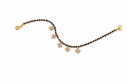 NuGold Plated Mangalsutra Charm Bracelet for Women