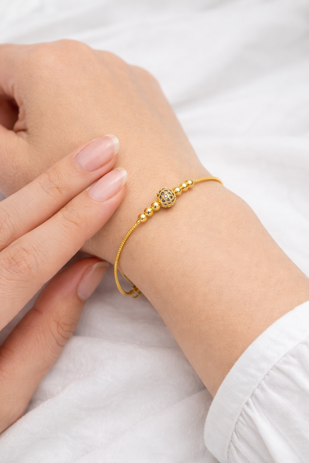 NuGold Beaded Bracelet for Women