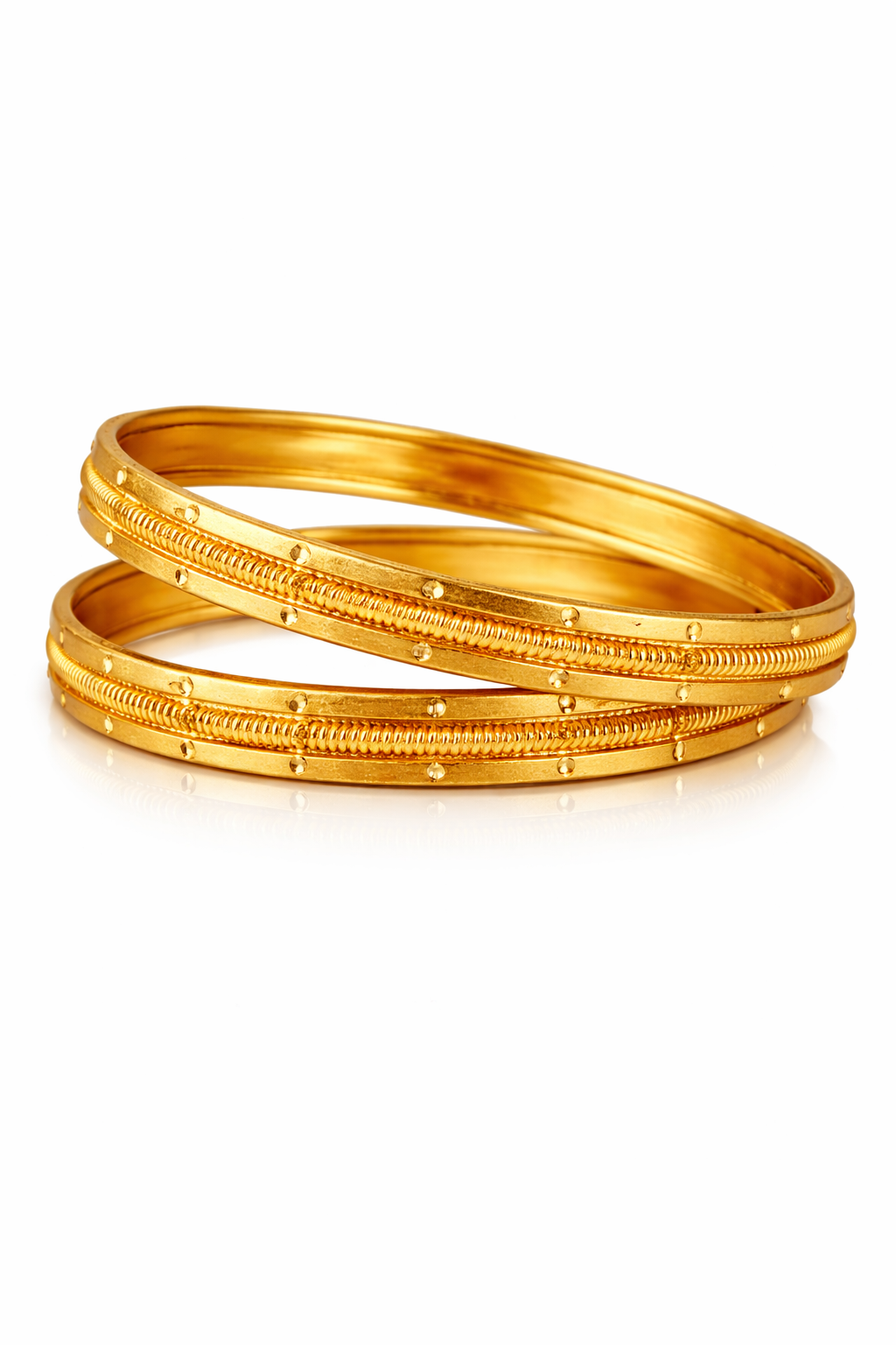 NuGold Gold Plated Designer Bangles for Women