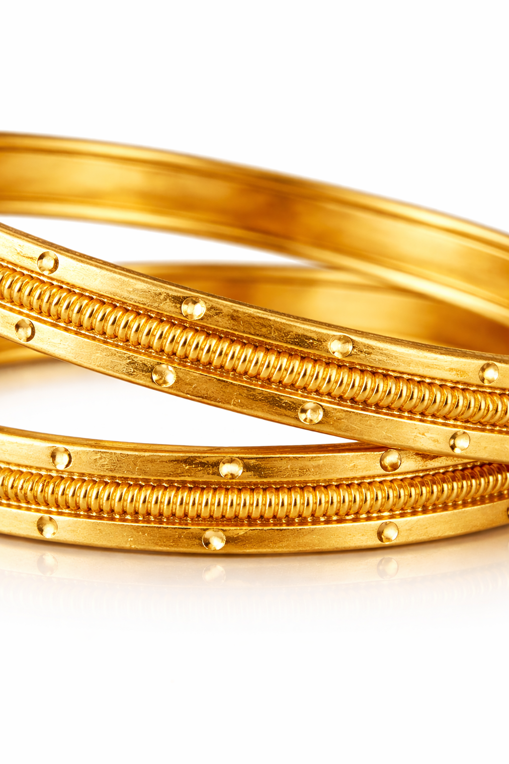 NuGold Gold Plated Designer Bangles for Women