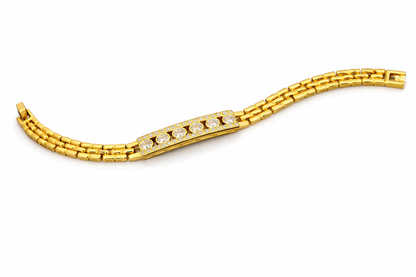 NuGold Plated Stone Bracelet for Women