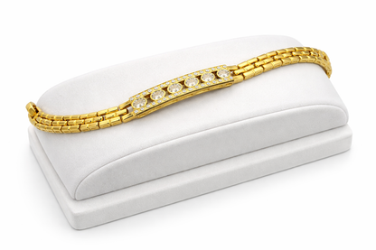 NuGold Plated Stone Bracelet for Women