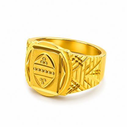 Imperial Heritage Engraved Crest Ring