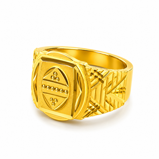 Imperial Heritage Engraved Crest Ring