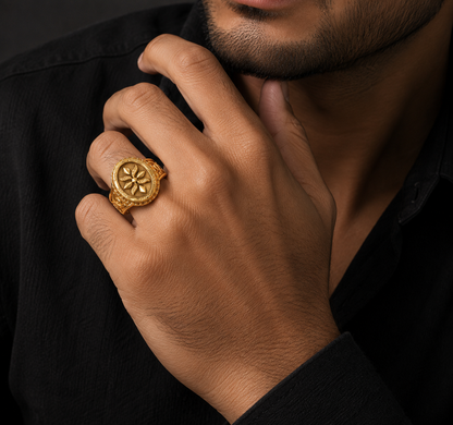 Imperial Bloom Crest Statement Ring