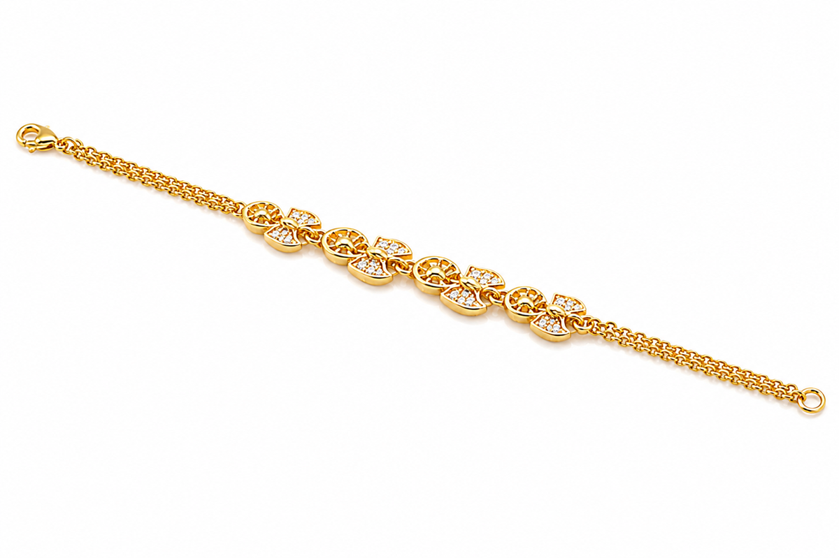 NuGold Designer Gold Bracelet for Women