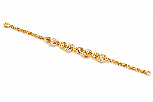 NuGold Designer Gold Bracelet for Women