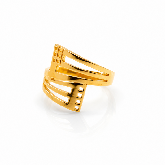 NuGold Trendy Ring For Women