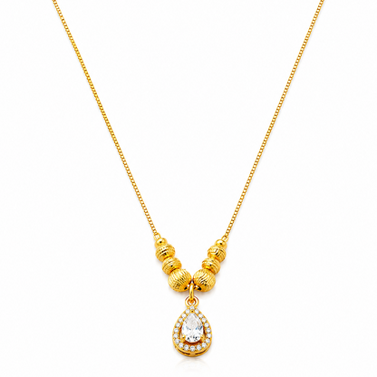 NuGold Drop Pendant Necklace for Women