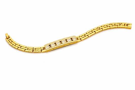 NuGold Plated Stone Bracelet for Women