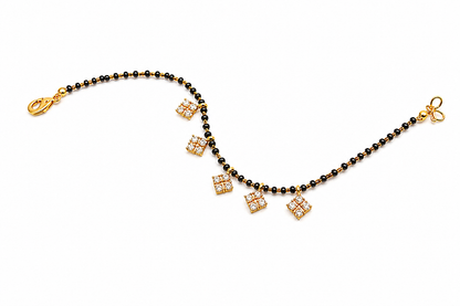 NuGold Plated Mangalsutra Charm Bracelet for Women